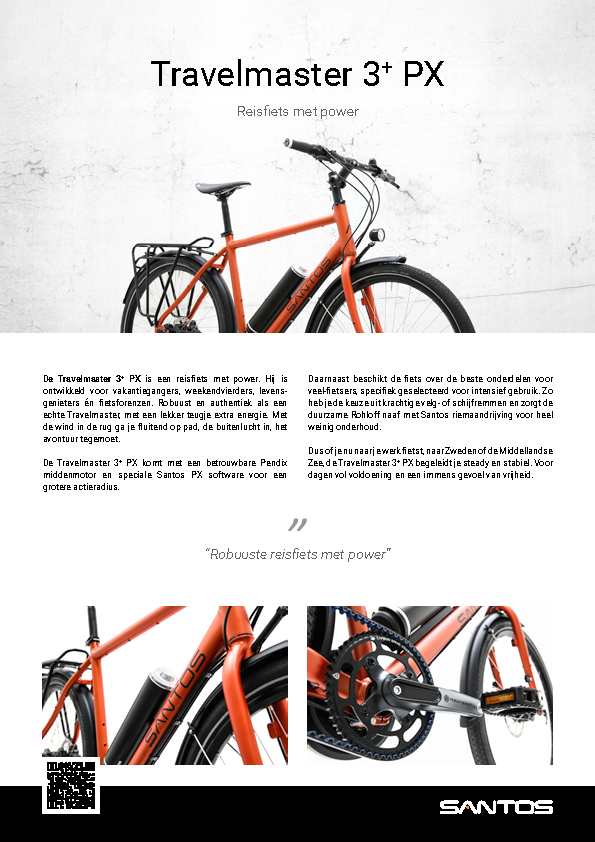 Santos Travelmaster 3+ PX e-bike flyer