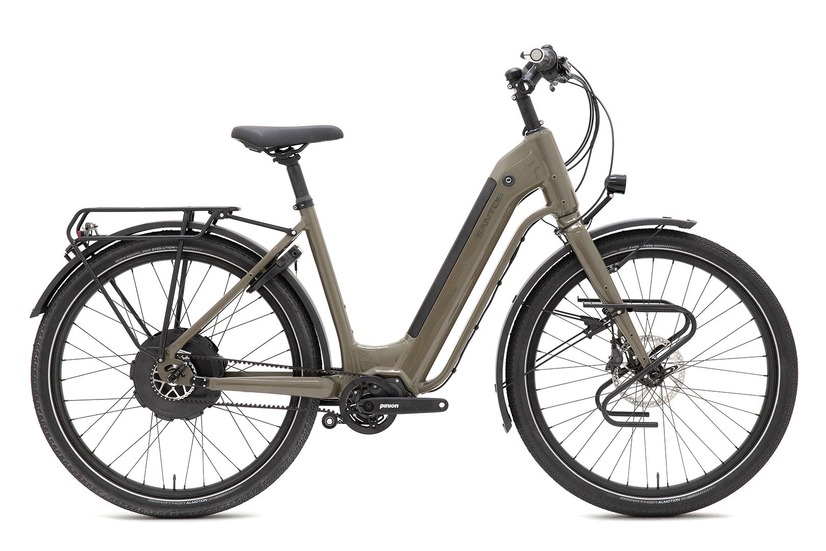 Santos LowStep-E-Neo Reisfiets Raw Earth laag